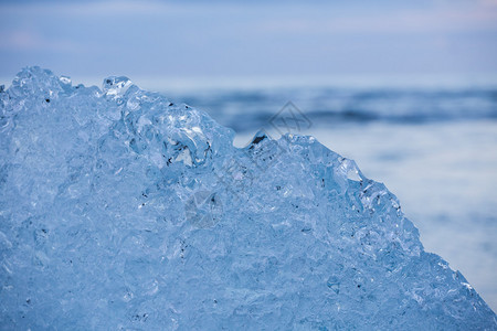 冰岛Jokulsarlon冰川环礁湖图片