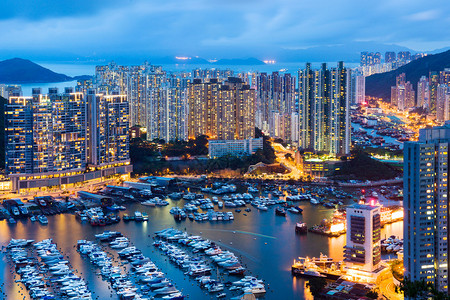 香港仔避风塘背景