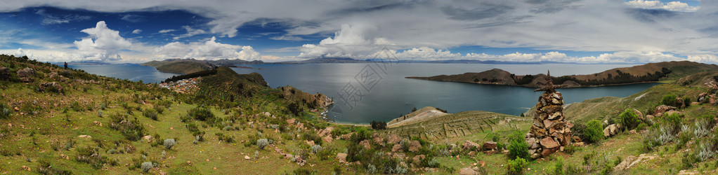 太阳岛太阳岛玻利维亚的喀湖图片