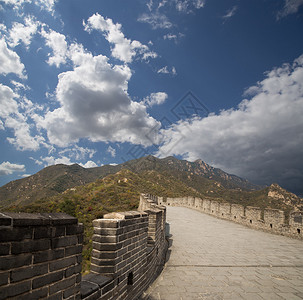 虎山长城北京以北的长城风景最优美的部分之一背景