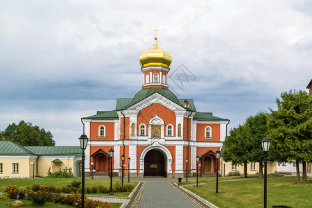 Iversky修道院是一个俄罗斯东正教修道院图片