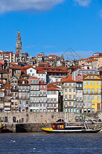 苏州老城葡萄牙波尔图老城概览里贝背景