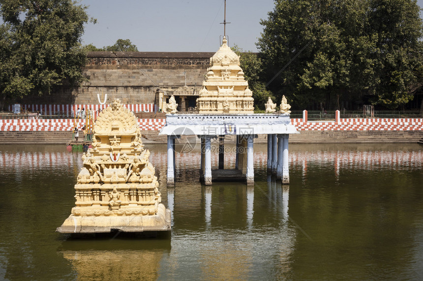 Kanchipuram的Kamakshiamman寺庙图片