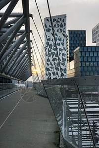 挪威冬季奥斯陆的商法建筑挪图片