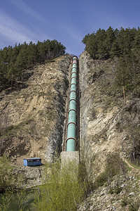 水电管道在建图片