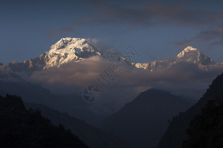 尼泊尔的Annapurna图片