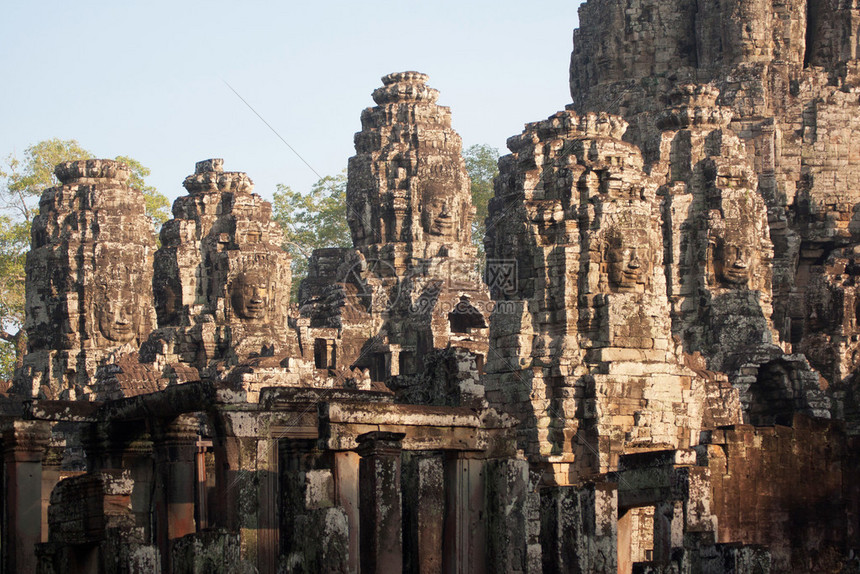 柬埔寨吴哥瓦AngkorWatBayon图片