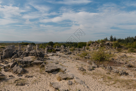 保加利亚瓦尔纳附近的石头沙漠PobitiK图片