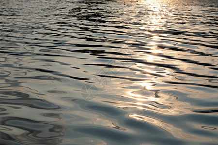 水湖质感夕阳图片