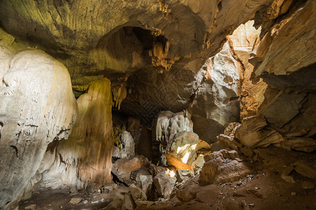 洞穴内的构造图片