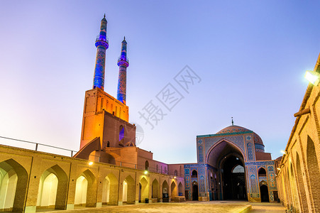 伊朗亚兹德的Jame清真寺图片