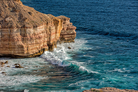 卡尔巴里达维亚海岸悬崖西澳大利亚图片