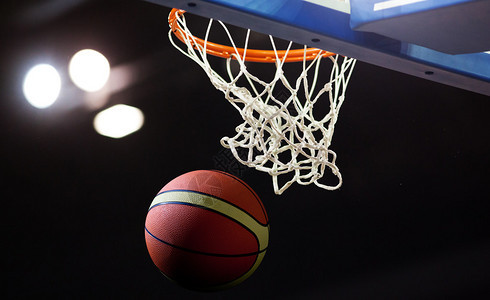 篮球经历在场上箍背景图片
