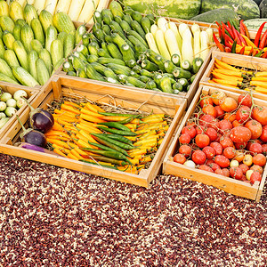 水果和蔬菜促销奇利托马背景图片