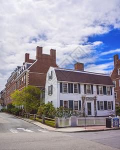 美国马萨诸塞州桥哈佛大学区的约翰肯尼迪街JohnFKennedyS图片