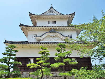 是日本香川县丸龟市的一座日本城堡图片