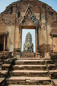 AYUTTHAYAYAYTHAILANDRuins和古董在阿尤图片