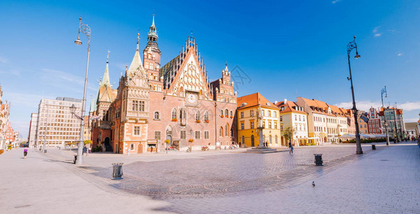 Wroclaw对城市历史图片