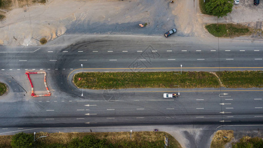 道路鸟瞰图图片