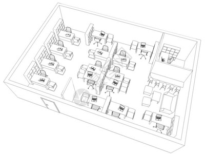 内部等深线可视化3D插图背景图片