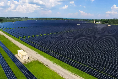 太阳能电池板一种替代能源可再生能源图片