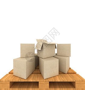 纸板盒概念图片