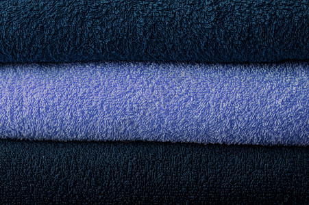 3条毛巾2条浅蓝色图片