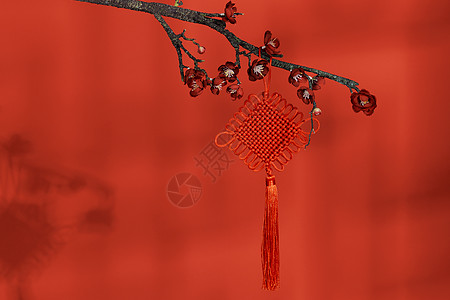 春节中国结装饰图片