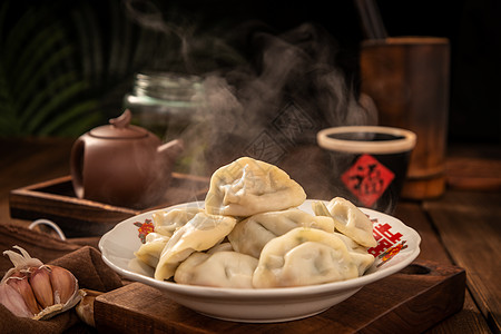 新年美食水饺图片