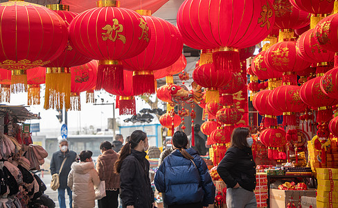 武汉汉正街新年年货市场图片