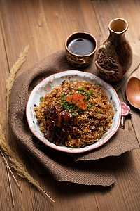 日式炒饭日式鳗鱼炒饭背景