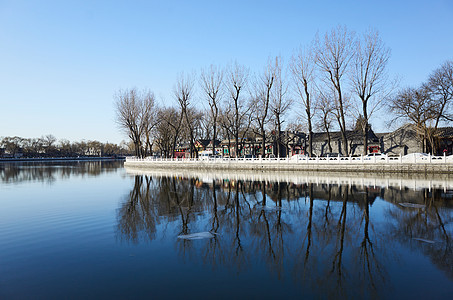 北京什刹海建筑风光图片