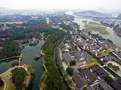 偏岩古镇浙江省绍兴柯岩风景区背景