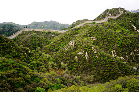 乡风文明八达岭水关长城背景