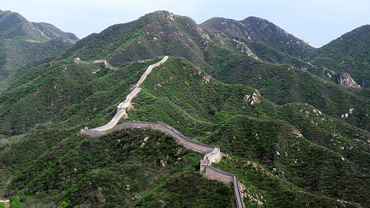 乡风文明八达岭水关长城背景