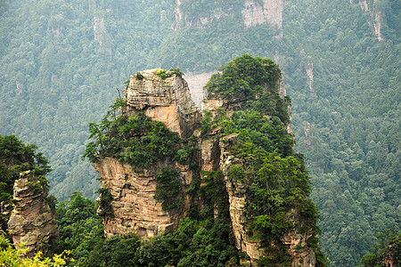 湖南省张家界黄石寨背景