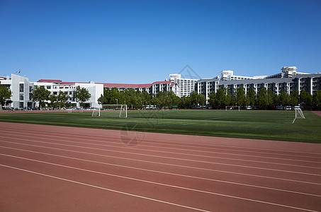 北京地标建筑北京清华大学紫荆体育场背景