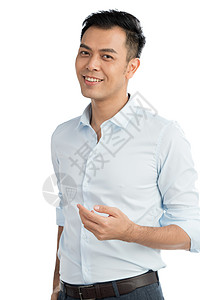 男士衬衫自信的中年商务男士背景