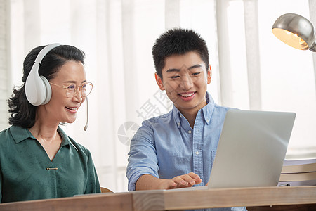 老年人学习使用电脑图片