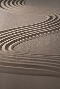 沙丘线条轨迹高清图片