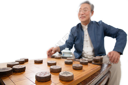 老年人下象棋图片