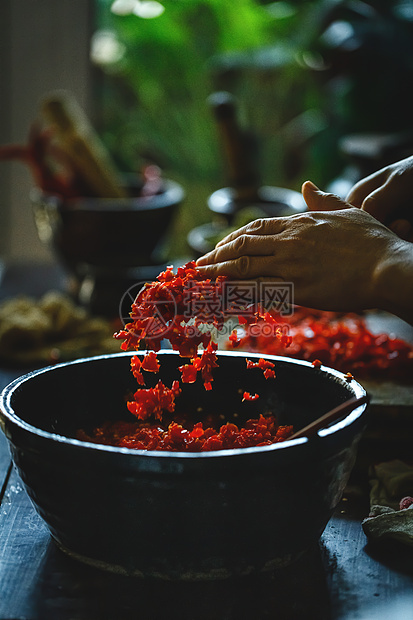 制作辣椒酱图片