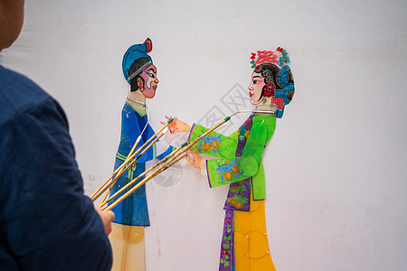 民间传统艺术皮影戏图片