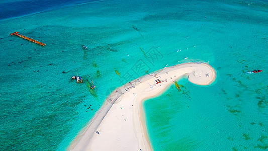 无人机喷洒三沙市之银屿岛、鸭公岛及全富岛背景