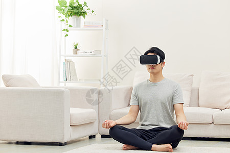 居家男性体验vr设备图片