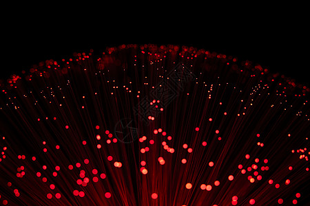 红色科技感科技背景红色光纤背景