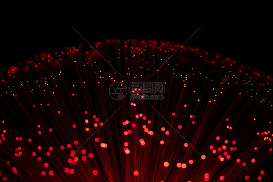 科技背景红色光纤图片