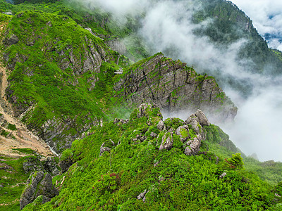 湖北神农架5A景区航拍图片