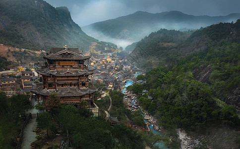 江西上饶望仙谷风光高清图片