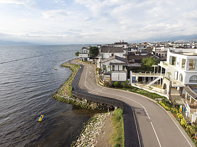 大理酒店大理洱海s湾民宿酒店背景